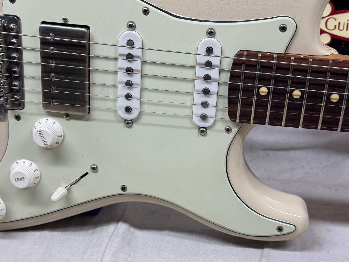 LsL Instruments Saticoy HSS (22 fret) Guitar with Case - Vintage Cream