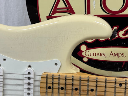 Fender American Vintage '56 1956 Stratocaster Guitar 2017 - Aged White Blonde / Maple neck