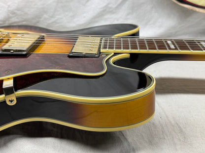 Epiphone Sheraton II 2 Semi-Hollowbody Guitar with Case - MIK Korea 2003 - Vintage Sunburst