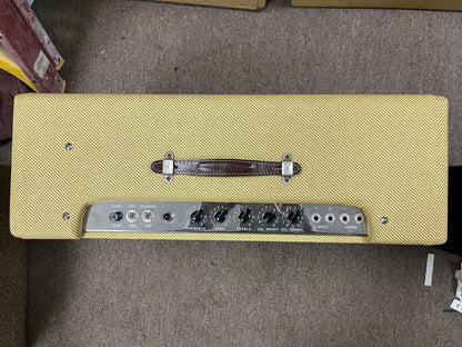 Fender 1957 Vintage Twin 5D8-A Guitar Tube Amplifier Combo - Reissue Chassis Re-Tweed Cabinet - Speakers from 1954 - Local Pickup Only
