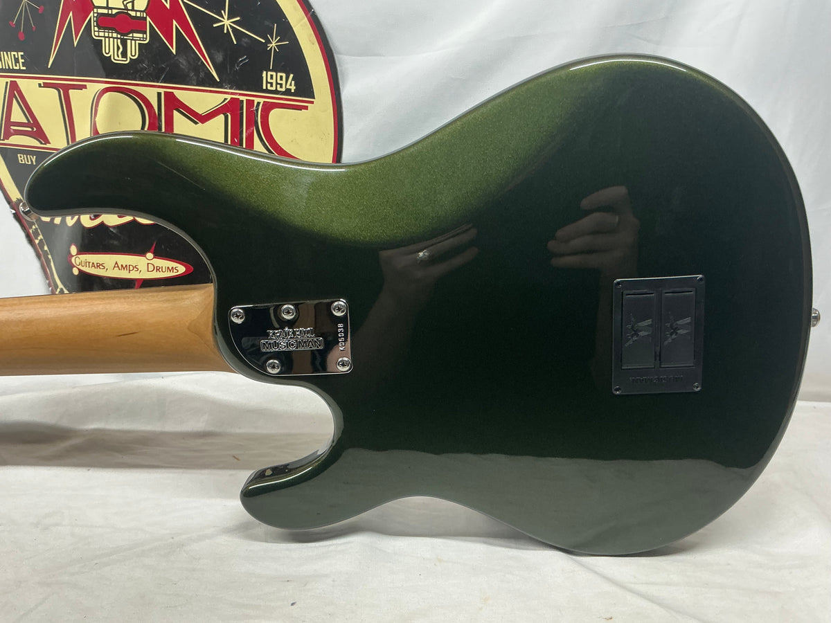 Ernie Ball Music Man StingRay sting ray 5H Bass with Soft Case - Fallout Green