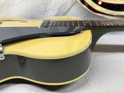 Gretsch USA 6187 g6187 Clipper Hollowbody Guitar with Case - neck/headstock repaired 1957 - Cream / Cadillac Green