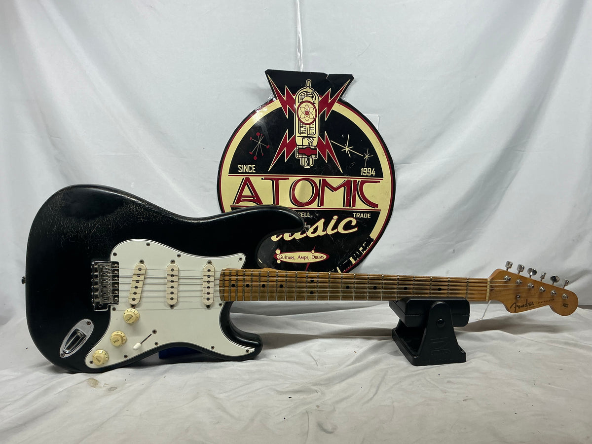 Warmoth Partscaster S-Style - Black - Needs Re-Fret