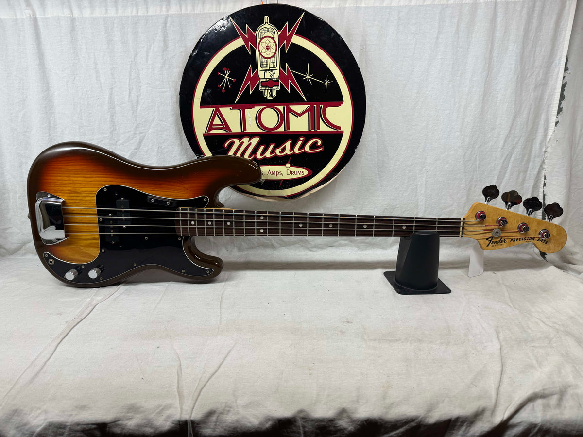 Fender USA Precision Bass 4-string P-Bass with Case 1978 - 3-Color Sunburst / Rosewood fingerboard