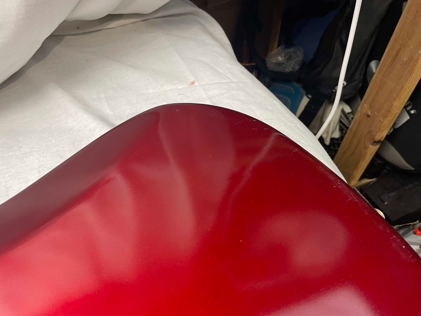 Fender American Jazz Bass '62 Reissue 4-string J-bass with Case 1989 - s/n V042407 with 1982 or 1988 Harness - Candy Apple Red / Rosewood fingerboard