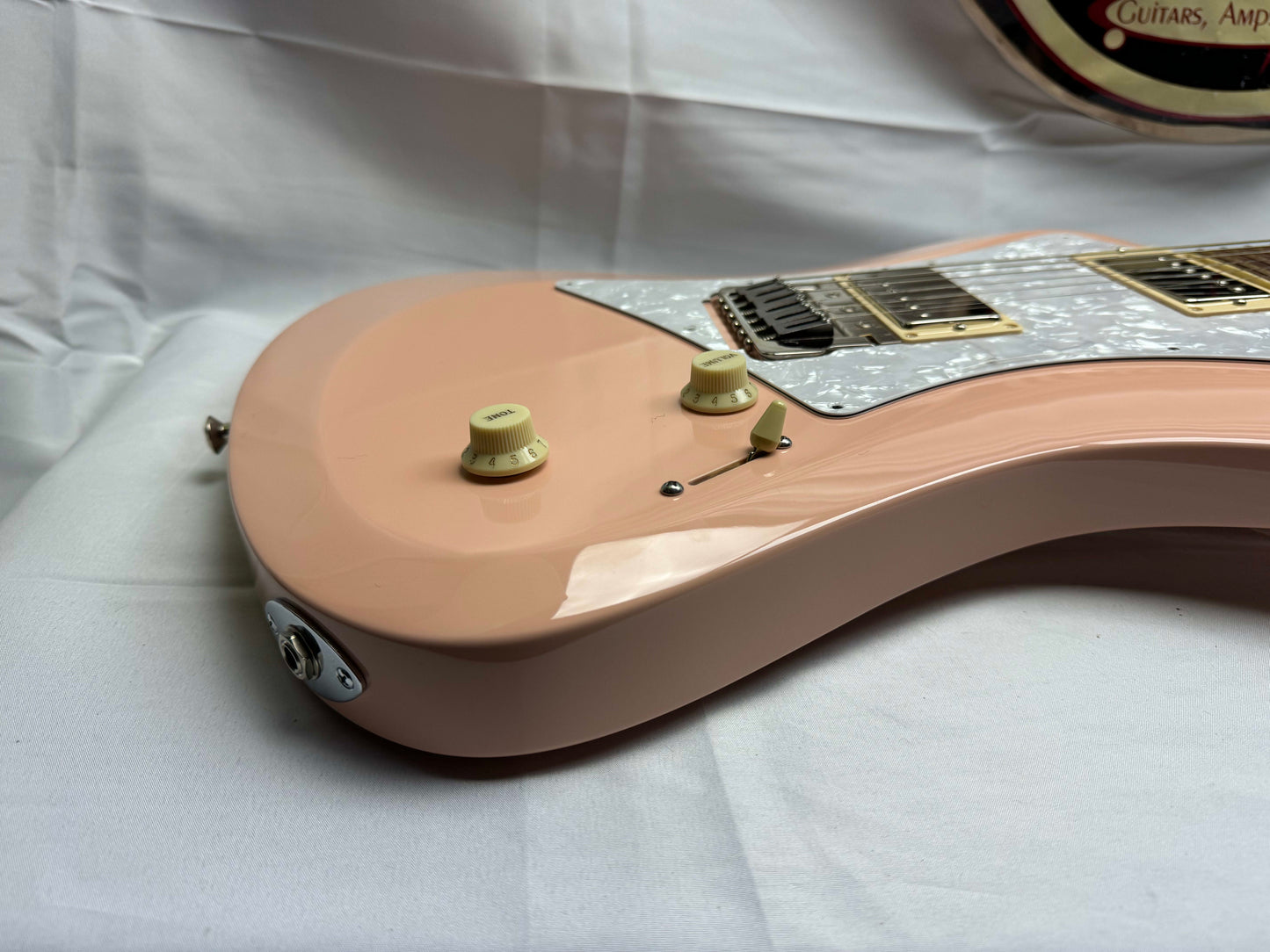 Knaggs Tuckahoe Trembuck #70 Guitar with Case 2023 - Shell Pink / Mahogany body / Maple neck / Nickel hw / Gloss finish