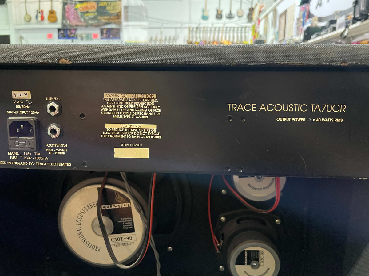 Trace Elliot Trace Acoustic TA70CR Acoustic Guitar Combo Amplifier - Local Pickup Only