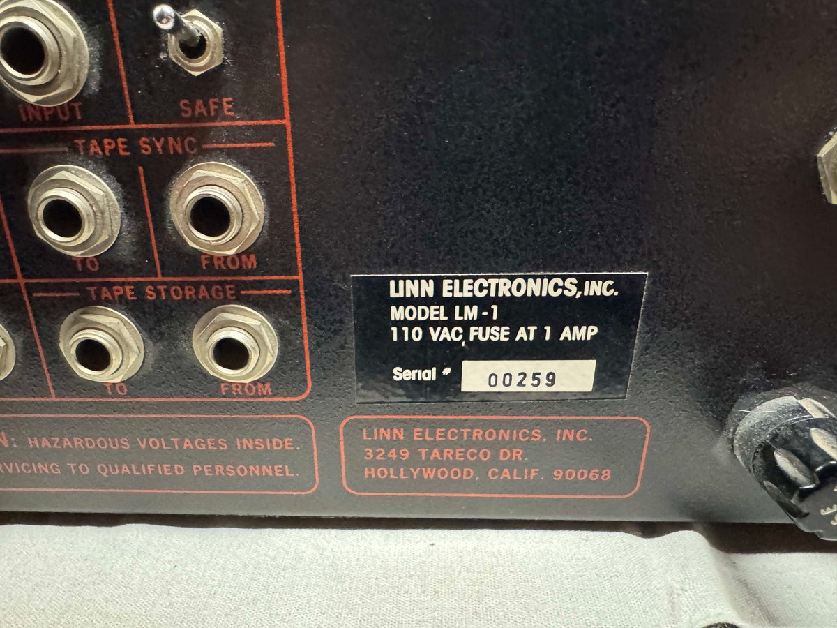 Roger Linn Electronics LM-1 lm1 Drum Computer Drum Machine with Mods / Upgrades - Vintage - Local Pickup Only
