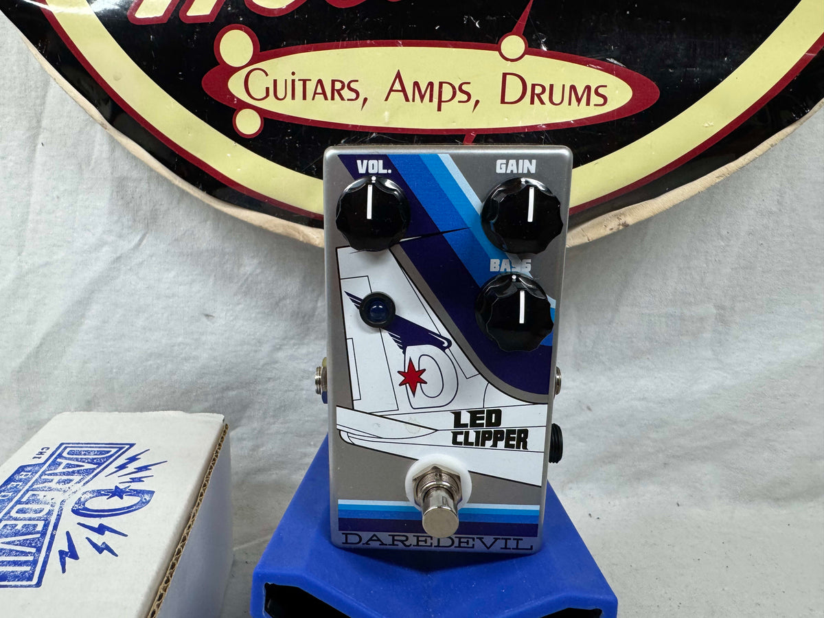 Daredevil Pedals Led Clipper Overdrive Pedal with Box - Blue