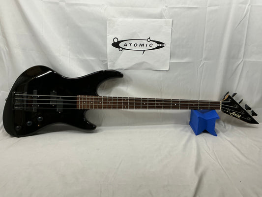 Guild Pilot Bass Guitar - Black - Pickups Replaced and Drop Tuner Added