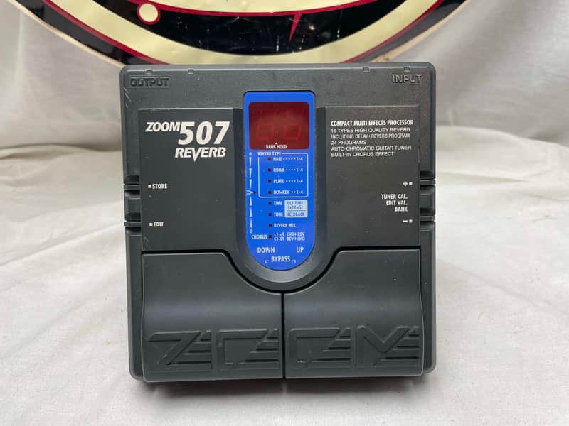 Zoom 507 Reverb Pedal - missing battery cover - Image 2