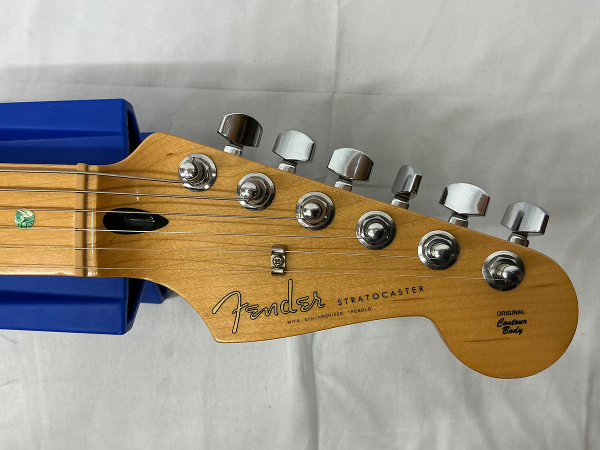 Fender Standard Stratocaster Electric Guitar NECK AND MIDDLE PICKUPS REPLACED - Black