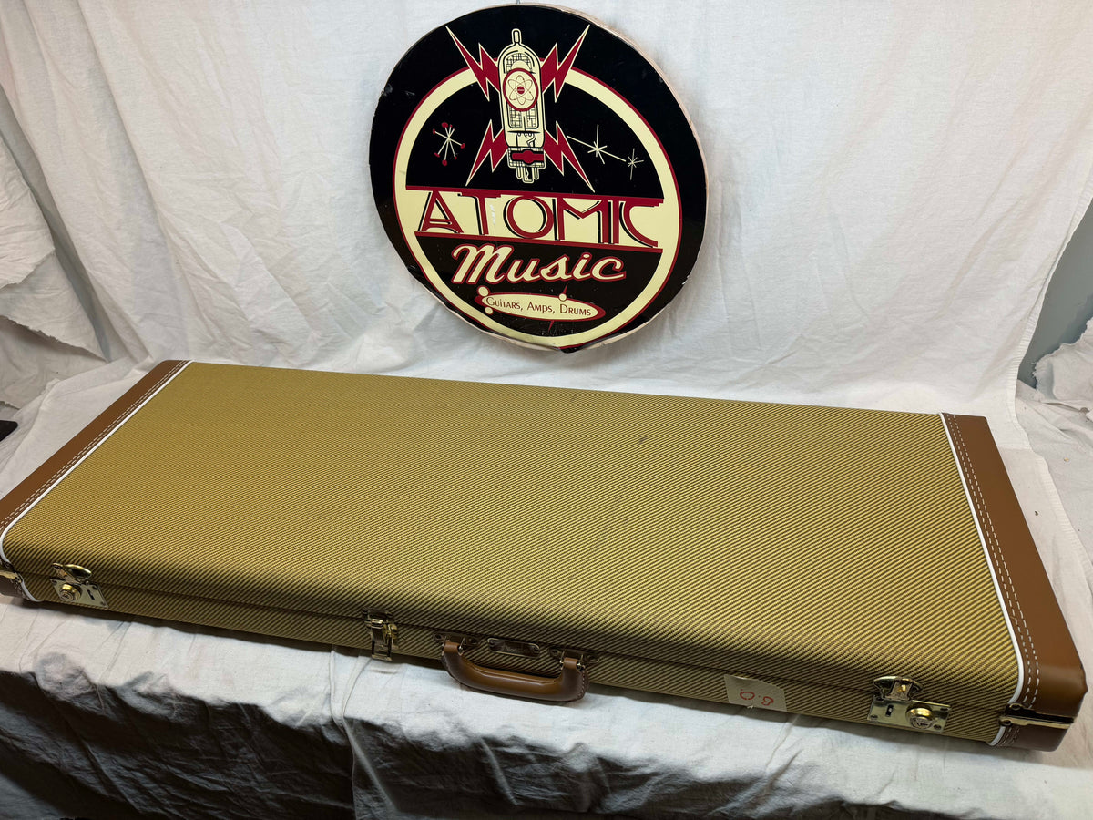 Fender Buck Owens Telecaster Guitar with Case 2002 - 2004 - MIJ Made In Japan - Red, Silver & Blue Sparkle