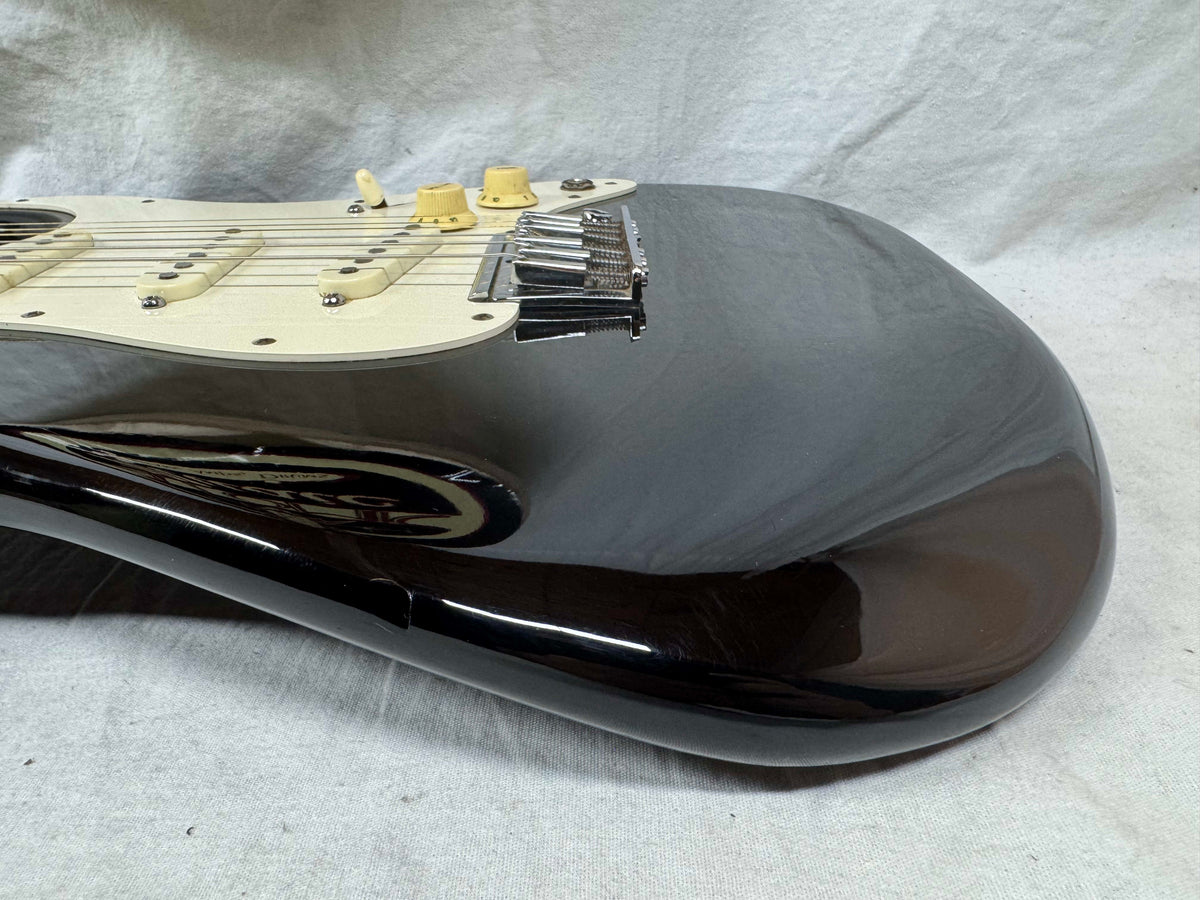 Fender USA Dan Smith era Stratocaster Guitar with Case 1983 - Black / Maple neck