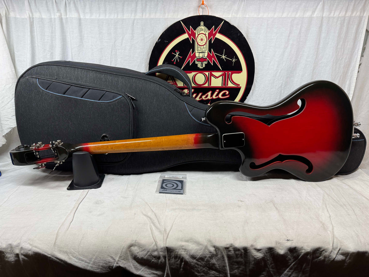Ampeg AEB-1 aeb1 4-string Scroll Bass with Gig Bag