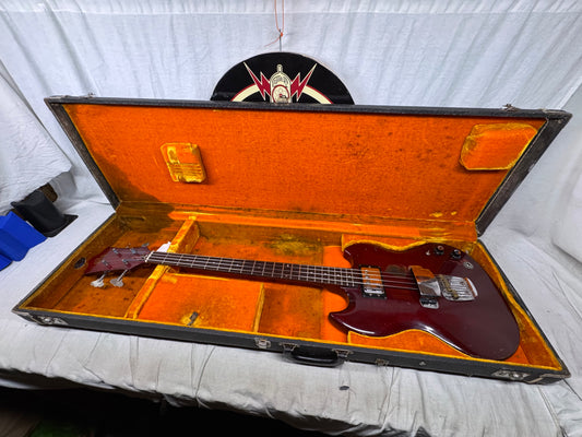Guild JetStar jet star JS-1 js1 4-string Bass with Case 1972