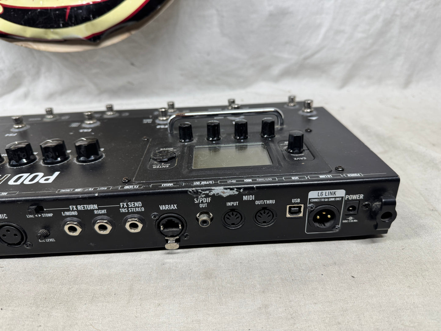 Line 6 POD HD500X Guitar Multi-Effects Preamp Pedal with Power Supply