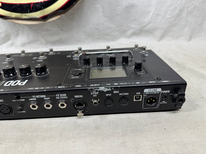 Line 6 POD HD500X Guitar Multi-Effects Preamp Pedal with Power Supply