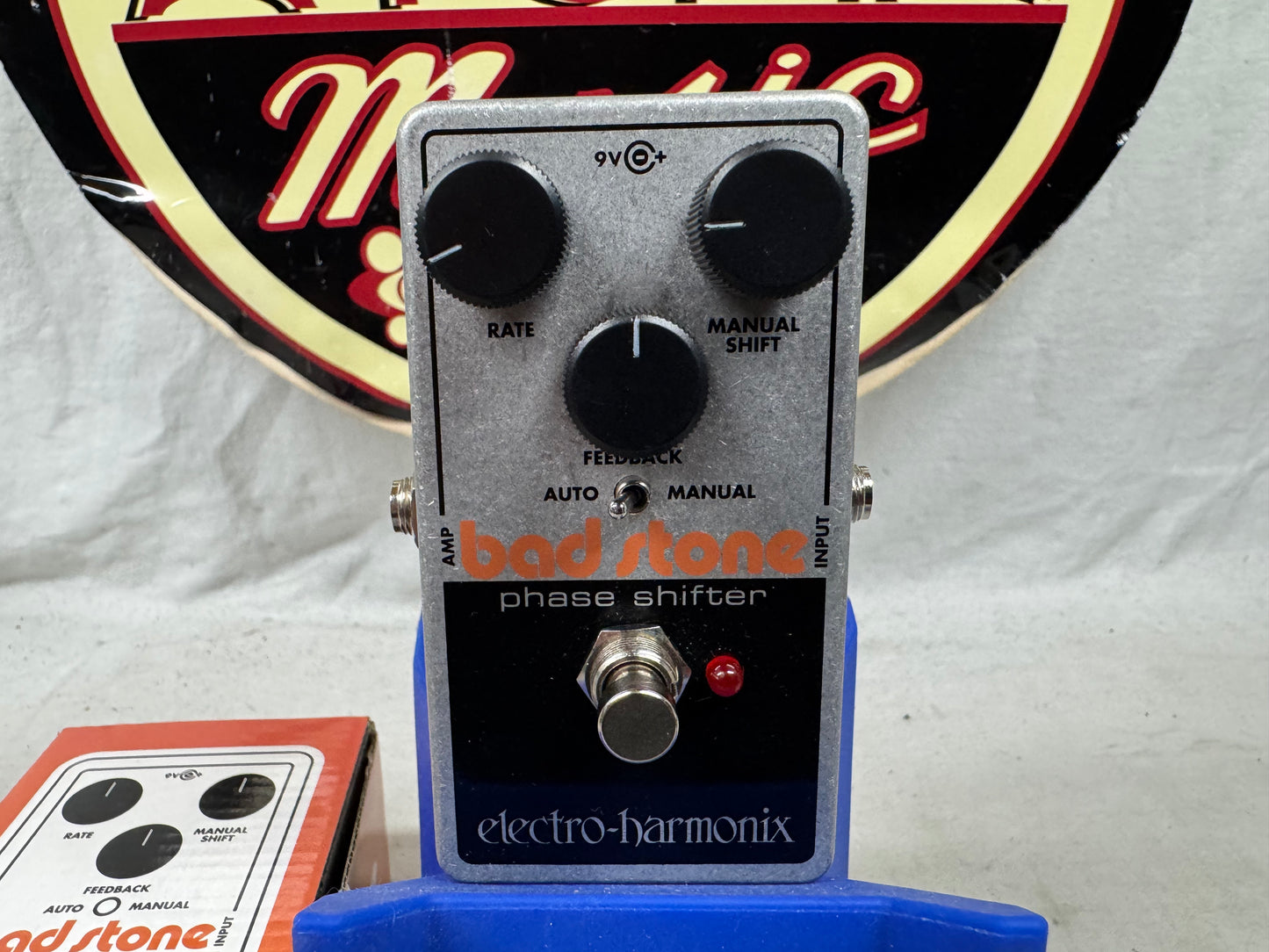 Electro-Harmonix Bad Stone Phase Shifter Phaser Pedal with Box