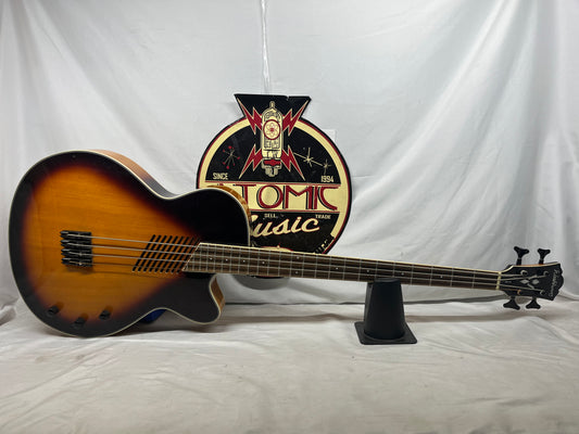 Washburn AB40VSK Singlecut Acoustic Electric Bass