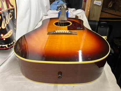 Epiphone Texan FT-79 Acoustic Electric Guitar with Hard Case