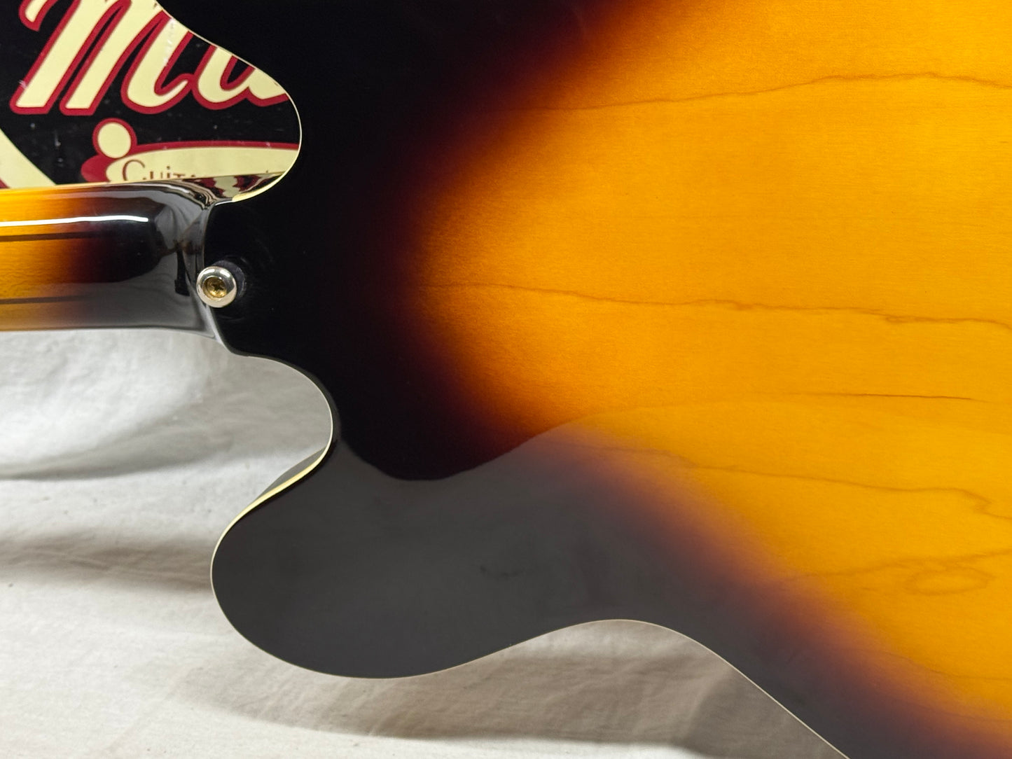 Epiphone Sheraton II 2 Semi-Hollowbody Guitar with Case - MIK Korea 2003 - Vintage Sunburst