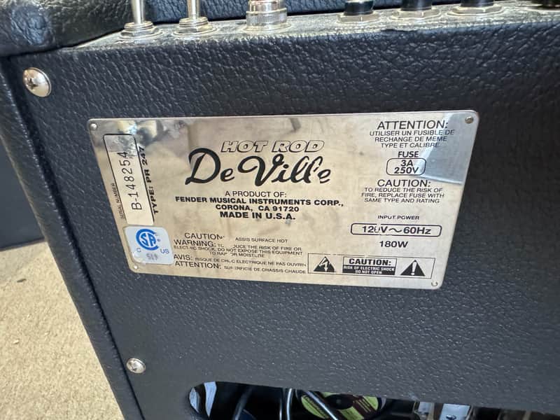 Fender Hot Rod DeVille 3-Channel 60-Watt 4x10" Guitar Combo - Image 4