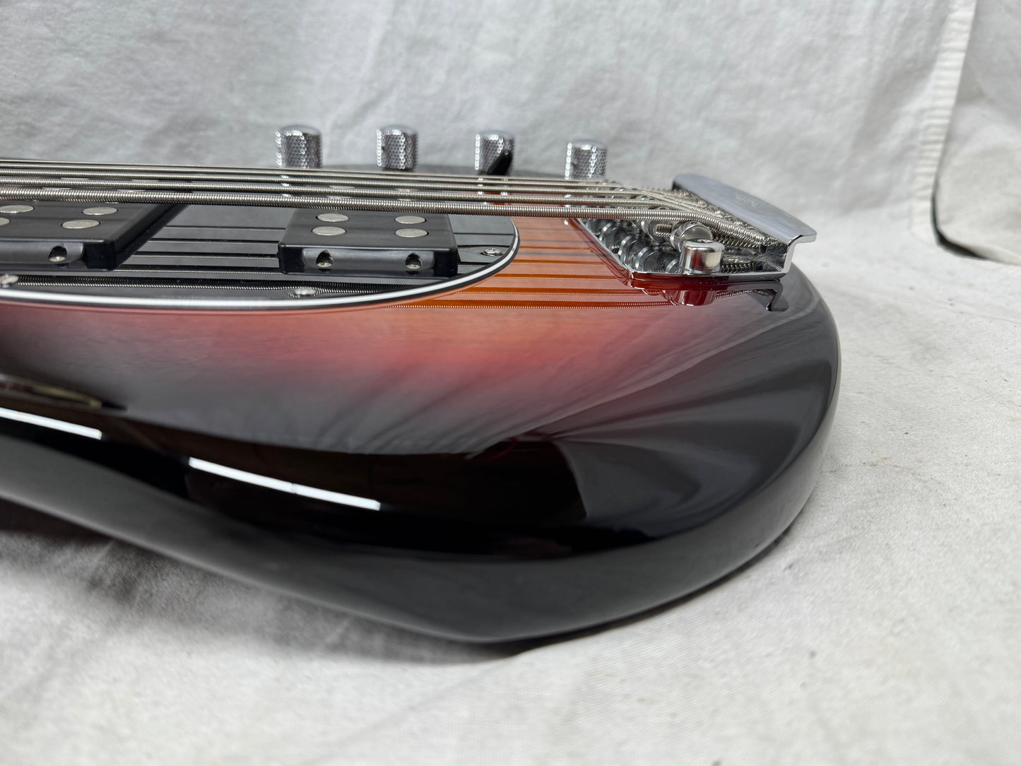 Ernie Ball Music Man USA Sterling 5 HH 5-string Bass with Case 2014 - Vintage Sunburst
