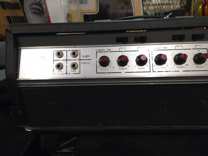 Ampeg B-25-B 2-Channel 55-Watt Bass Head 1969 - 1980 - Black - Local Pickup Only