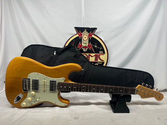 Fender 2024 Collection, Made in Japan Hybrid II Stratocaster Strat HSH with Gig Bag - Vintage Natural