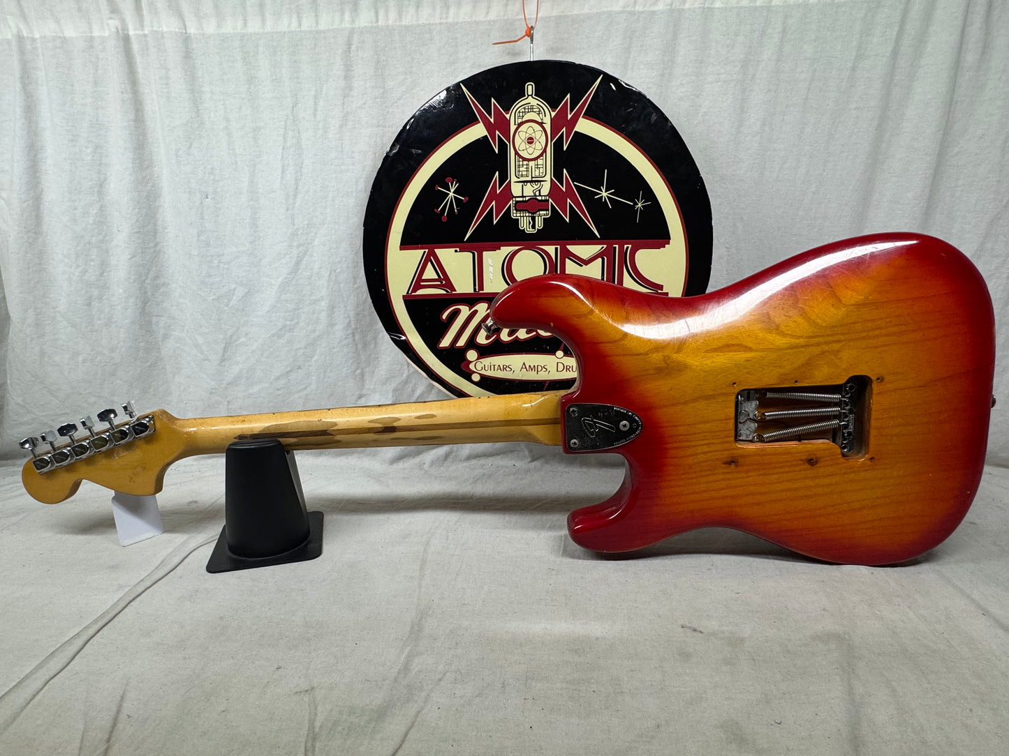 Fender USA Stratocaster Guitar with Case - neck has been re-fin'd / re-fretted / re-shaped 1982
