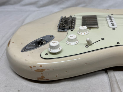 LsL Instruments Saticoy HSS (22 fret) Guitar with Case - Vintage Cream