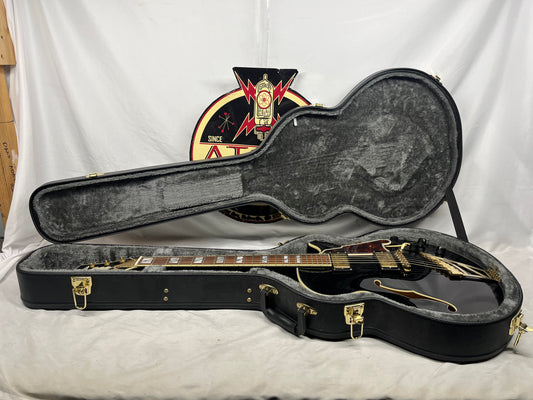 D'Angelico EX-SS Semi-Hollow Body Electric Guitar with Hard Shell Case