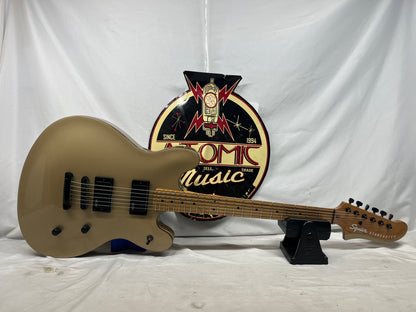 Squier Contemporary Active Starcaster HH Electric Guitar - Shoreline Gold