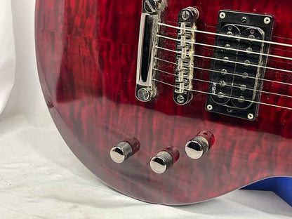 ESP LTD EC-100QM Singlecut HH Electric Guitar - Image 5