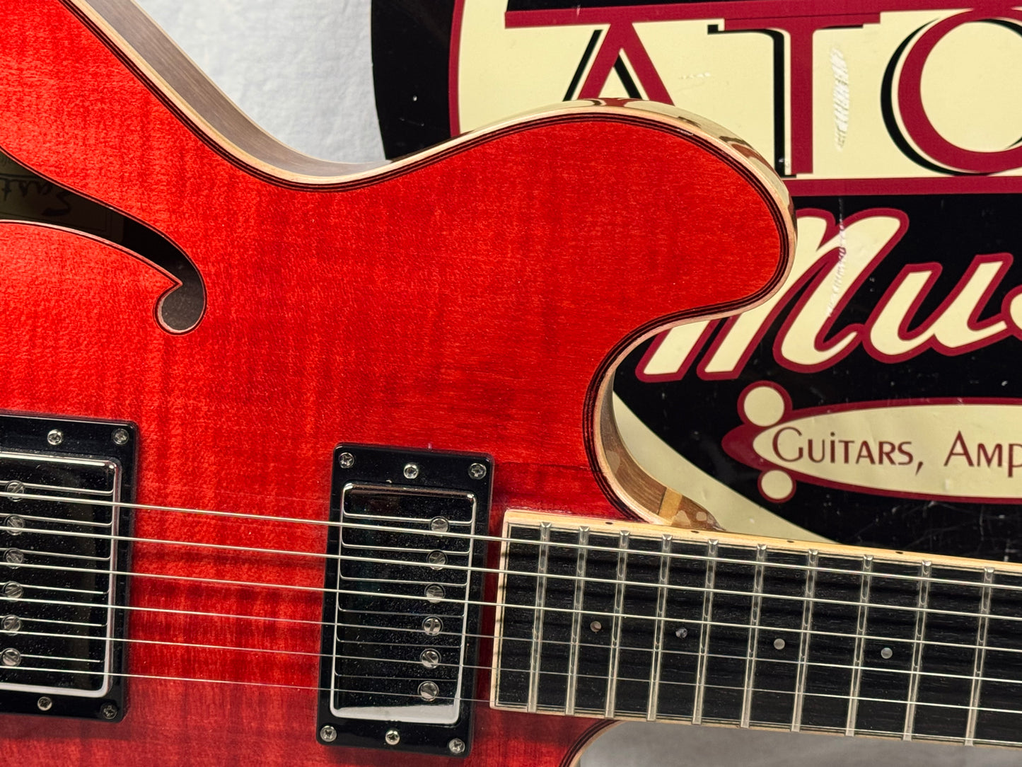 Eastman T185MX-BD t185mx Thinline Semi-Hollowbody Guitar with Case