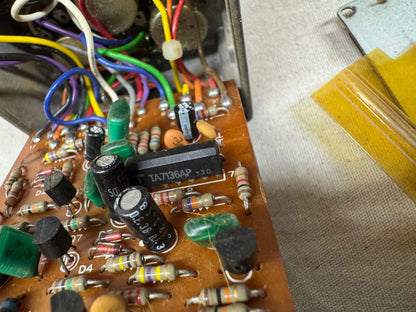 Boss DS-1 ds1 Distortion Pedal - TA7136AP OpAmp - Black Label / MIJ Made In Japan / ACA 12v power 1983