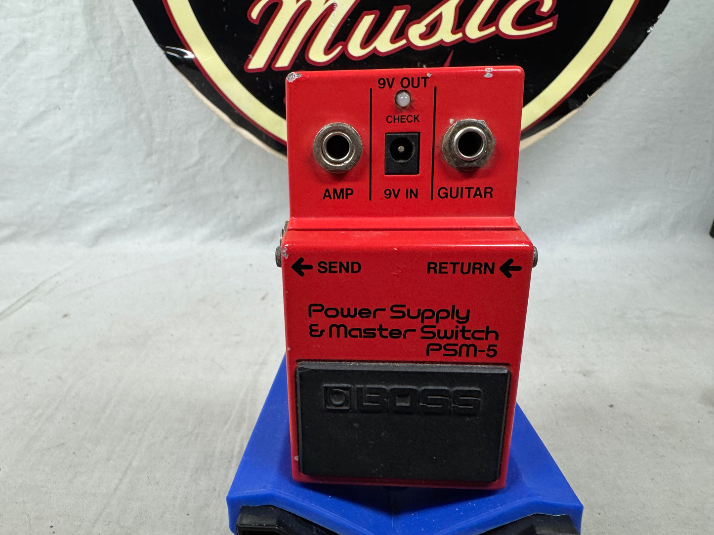 Boss PSM-5 psm5 Power Supply Pedal - Black Label / MIJ Made In Japan 1982