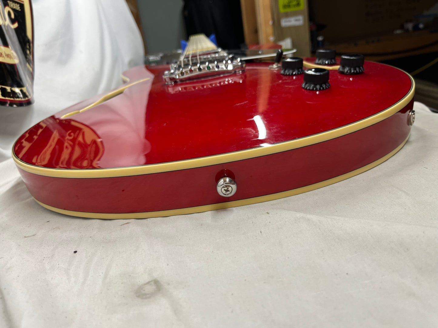 Ibanez Artcore Series AS73-TCD Semi-Hollow Body Electric Guitar - Transparent Cherry Red
