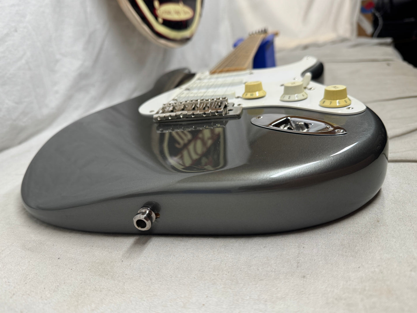Fender USA Eric Clapton Stratocaster Guitar with Case 1998 - Pewter / Maple neck