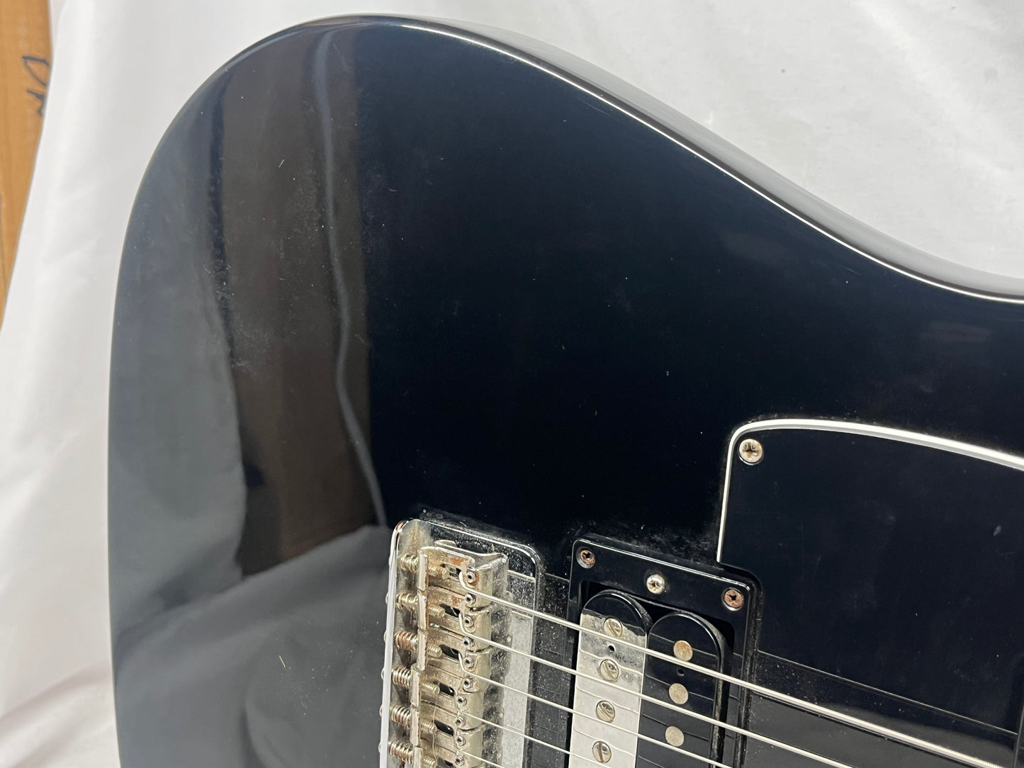 Fender Standard Telecaster tele HH Electric Guitar with Hard Case - Black