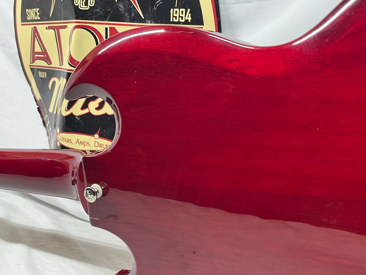 Epiphone EB-3 SG 4-String Doublecut Electric Bass - Cherry Red