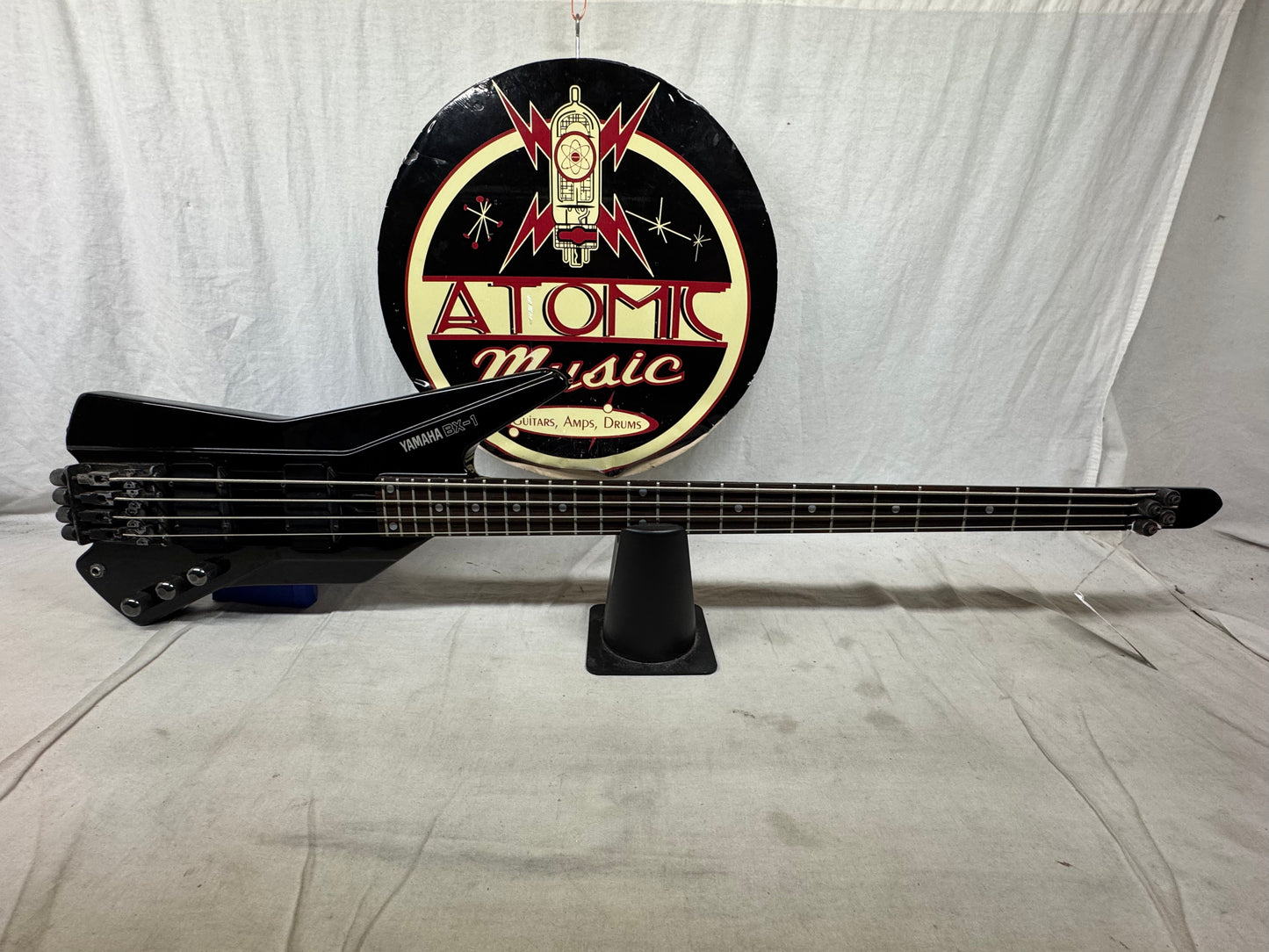 Yamaha BX-1 bx1 Headless 4-string Bass with Case - MIJ Made In Japan - Black