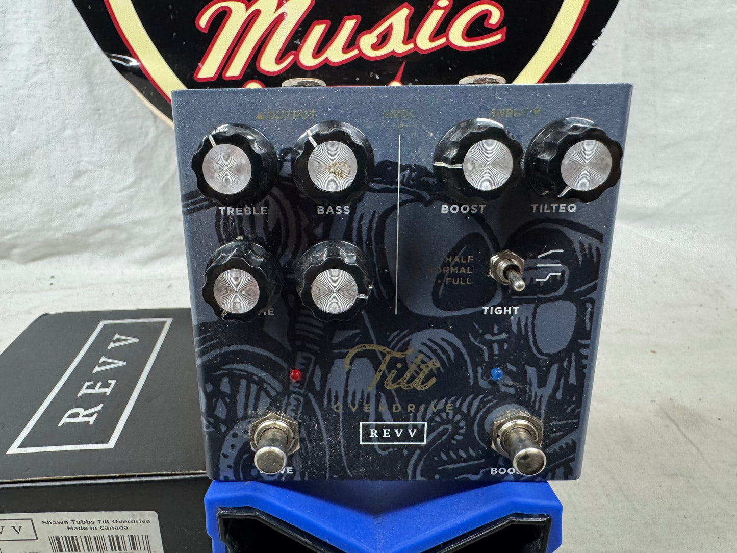REVV Shawn Tubbs Tilt Overdrive Pedal with Box