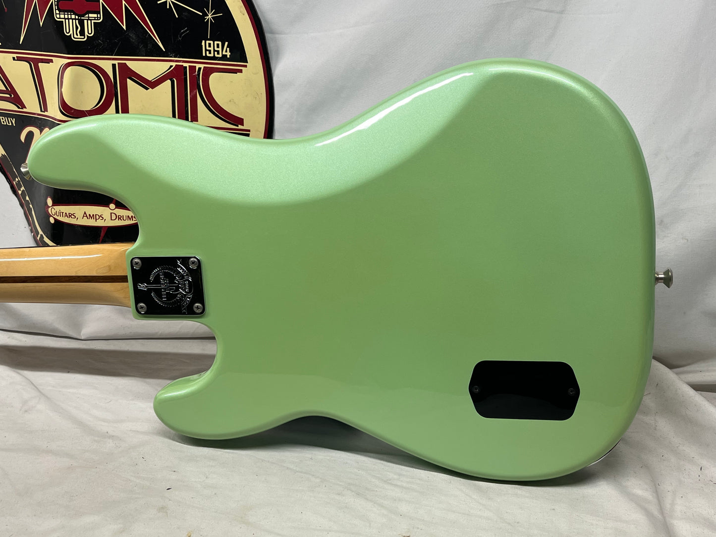 Fender GC Factory Special Run Precision Bass P-Bass Active 4-String Electric Bass - Sea Foam Green