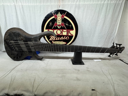Ibanez BTB Series BTB806MS-TGF 6-string Multiscale Bass with Soft Case 2022 - Transparent Gray Flat