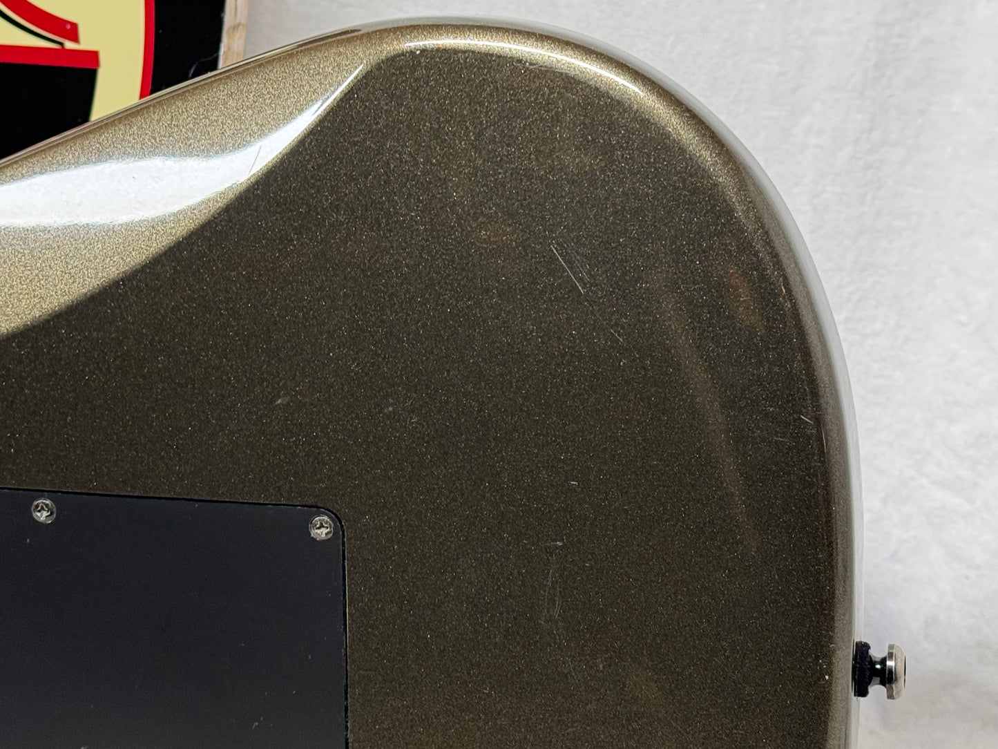 Squier by Fender Standard Series Stagemaster stage master HSH Deluxe Guitar - MIK Made In Korea 2000 - Pewter Gray Metallic