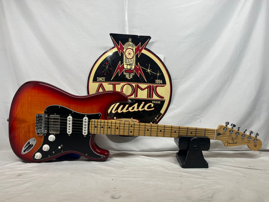 Fender Player Stratocaster Strat Plus Top Electric Guitar - Aged Cherry Burst