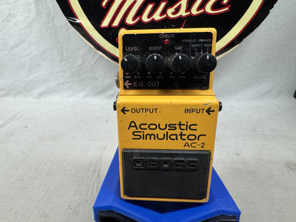 Boss AC-2 ac2 Acoustic Simulator Pedal 1998