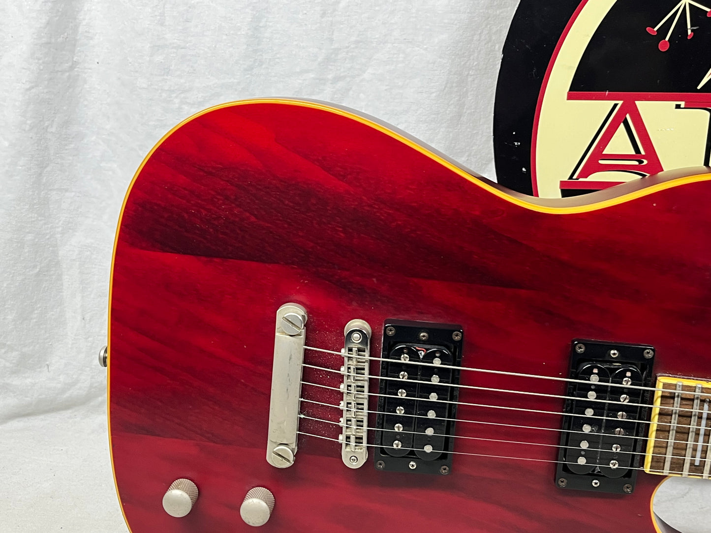 Squier Master Series Chambered Telecaster Electric Guitar 2005 - Crimson Red Transparent